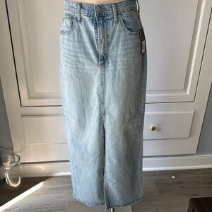 Women's Light Blue Denim Skirt